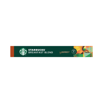 Starbucks Breakfast Blend 7, Nespresso-kompatibel, 10 Aluminium-Kaffeekapseln, 56 Gramm